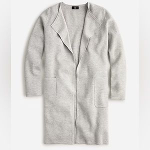 J Crew Juliette collarless sweater-blazer